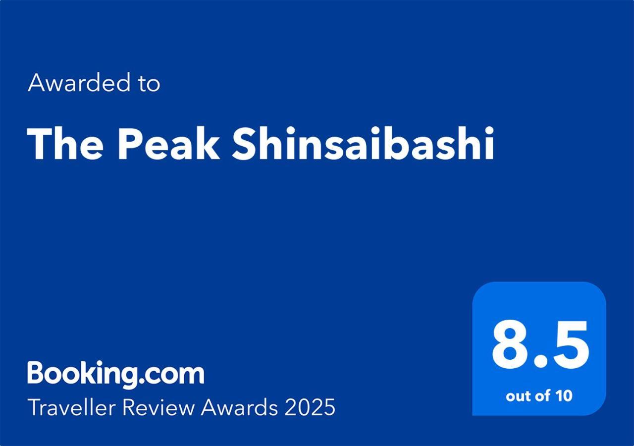 Ferienwohnung The Peak Shinsaibashi Ōsaka Exterior foto