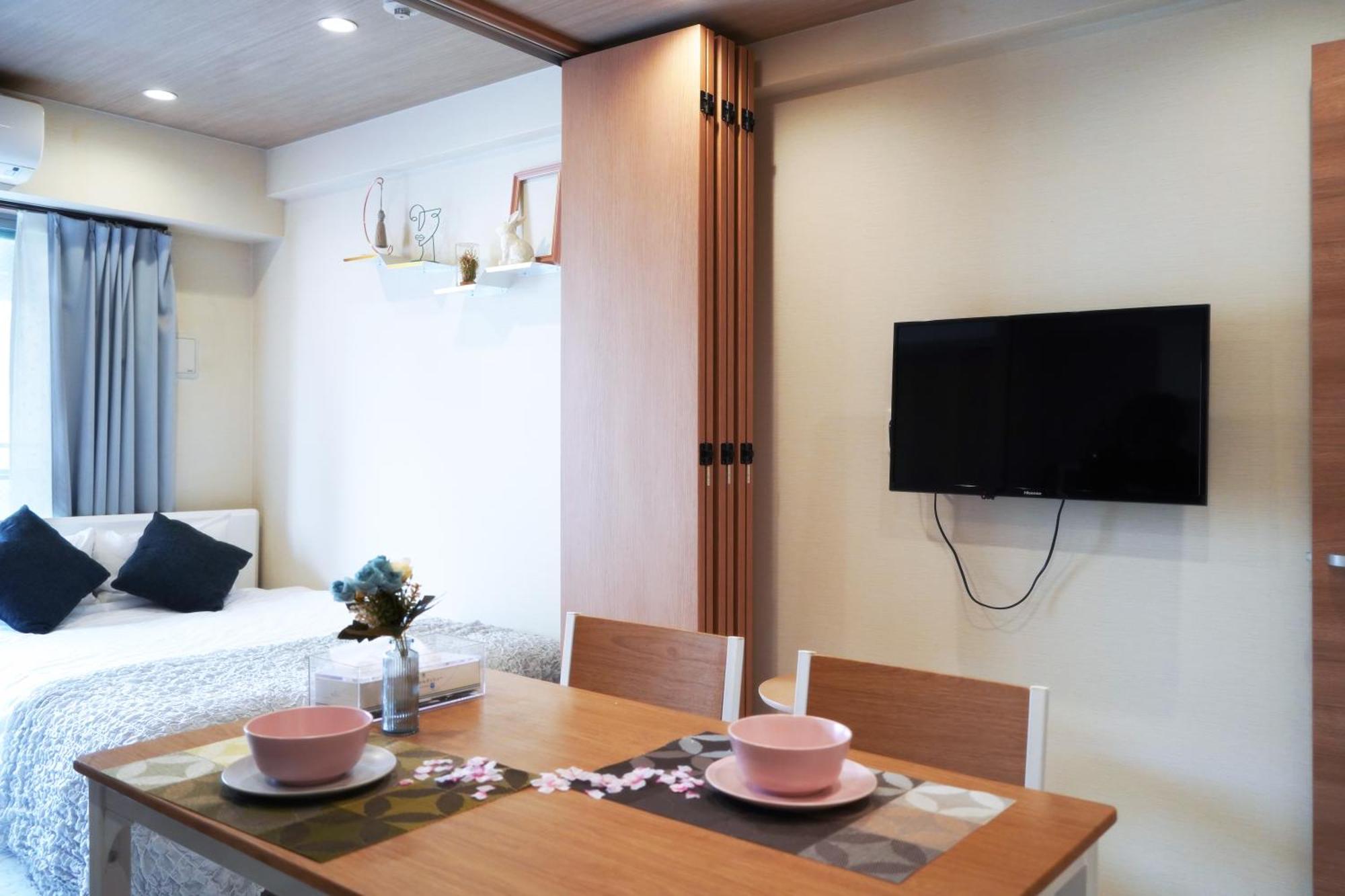 Ferienwohnung The Peak Shinsaibashi Ōsaka Exterior foto